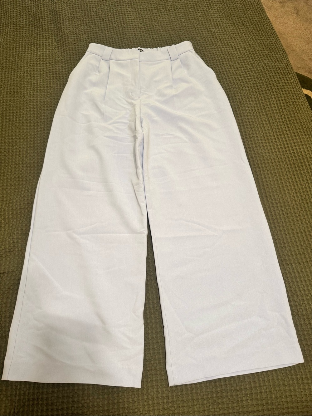 Express Wide-Leg Sky Blue High-Rise Pants- new with tags!